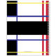 Bold Color Block Spiral Notebook Image 3 of 7